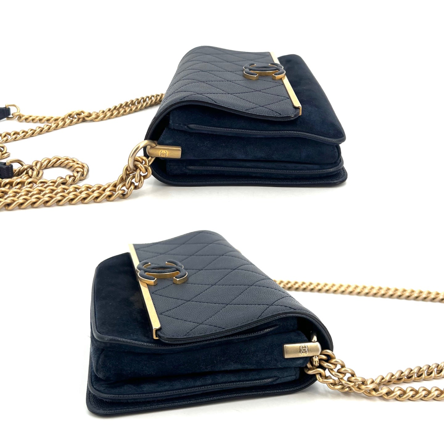 Chanel - Other - Leather - Blue - (medium)