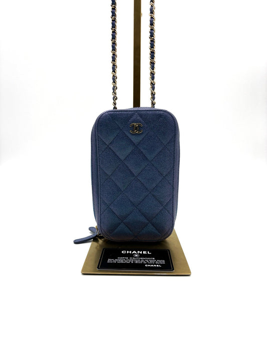 Chanel - Other - Leather - Blue - (mini)
