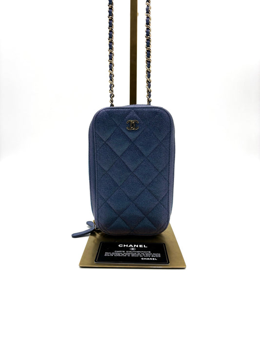 Chanel - Other - Leather - Blue - (mini)