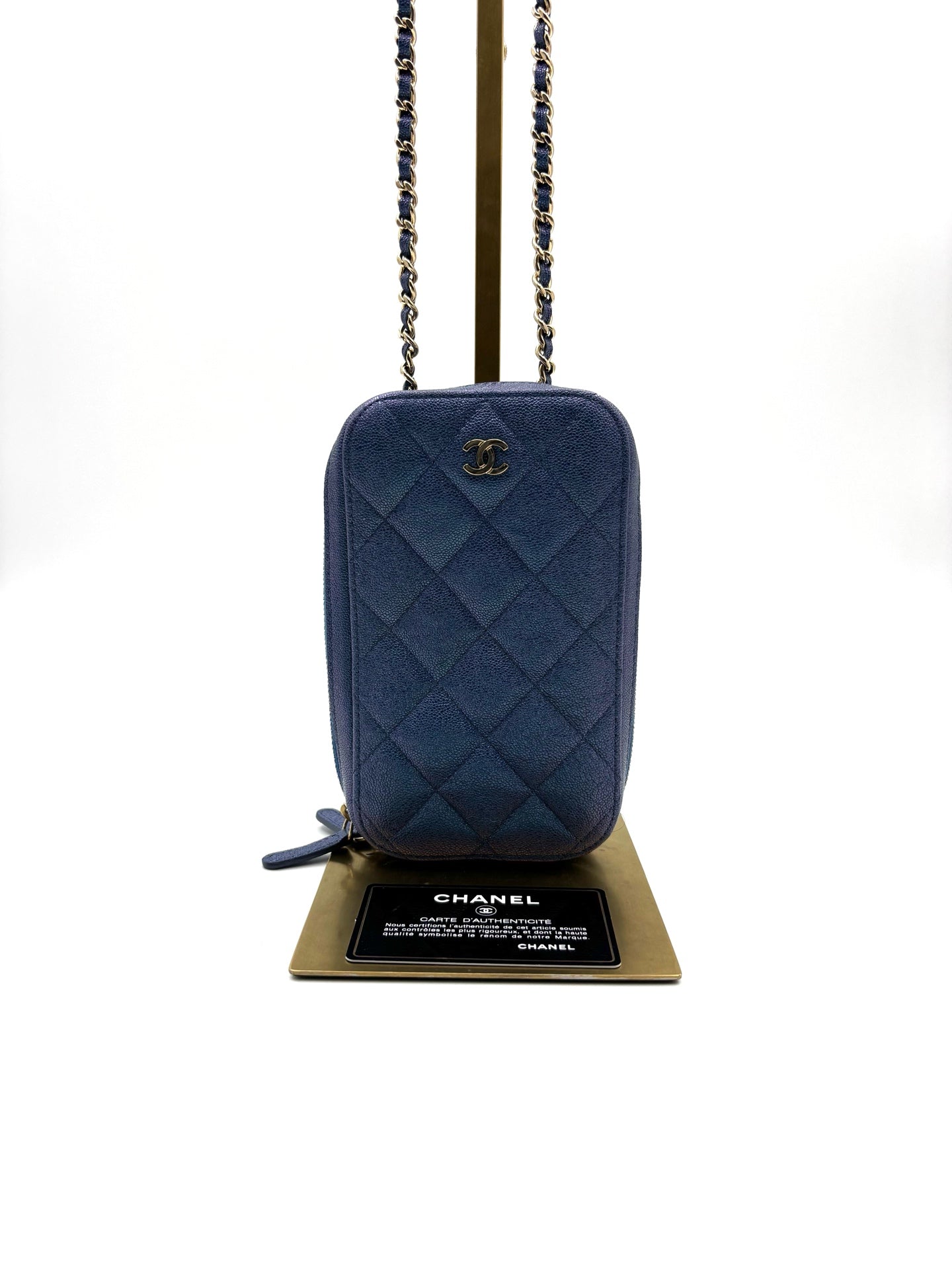 Chanel - Other - Leather - Blue - (mini)