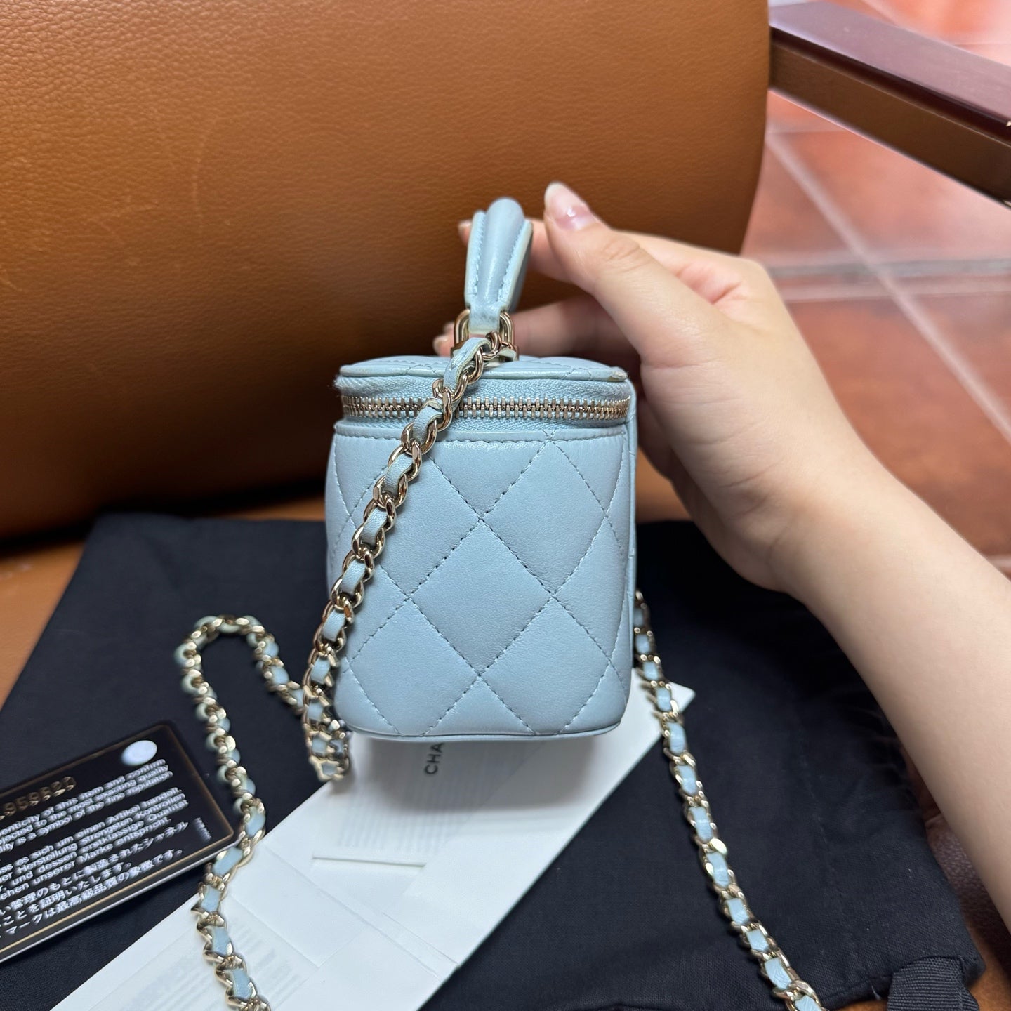 Chanel - Other - Leather - Blue - (mini)