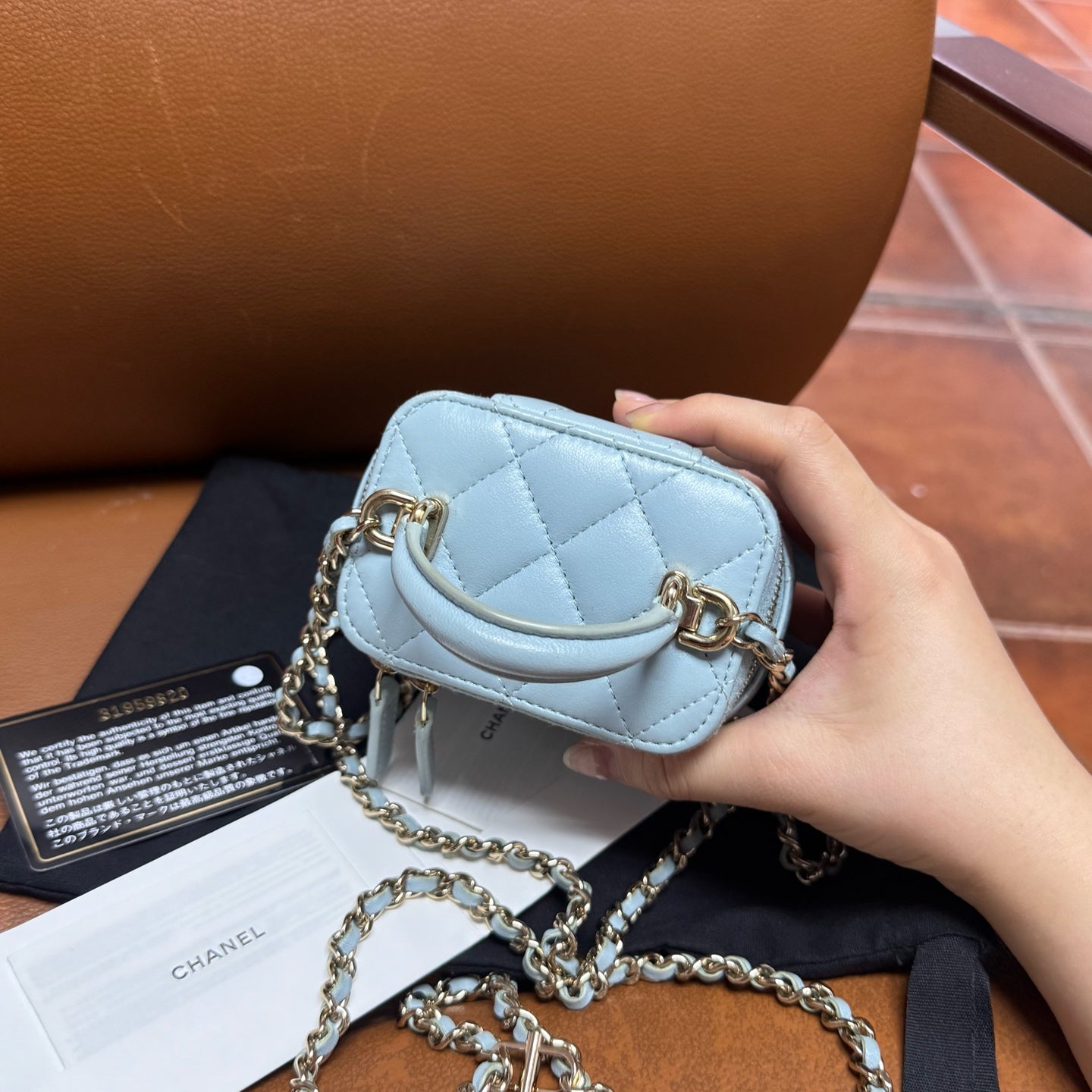 Chanel - Other - Leather - Blue - (mini)