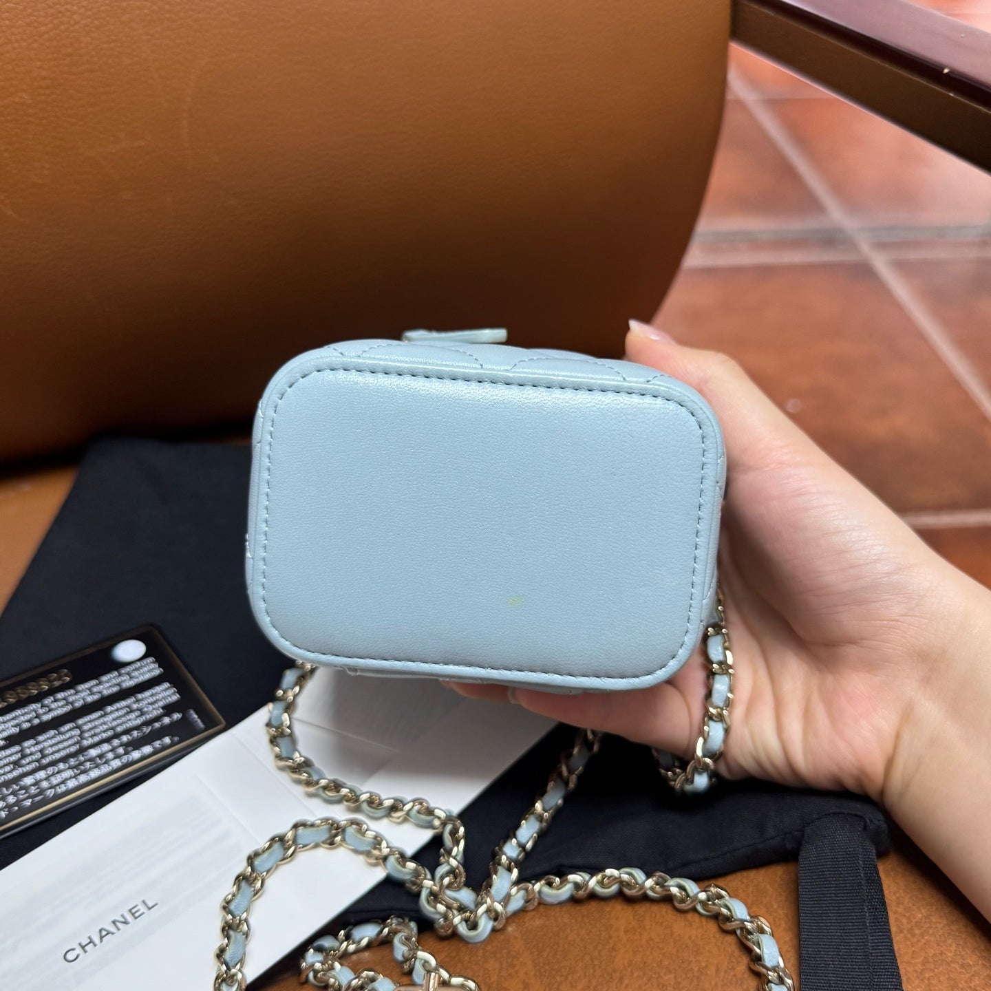 Chanel - Other - Leather - Blue - (mini)