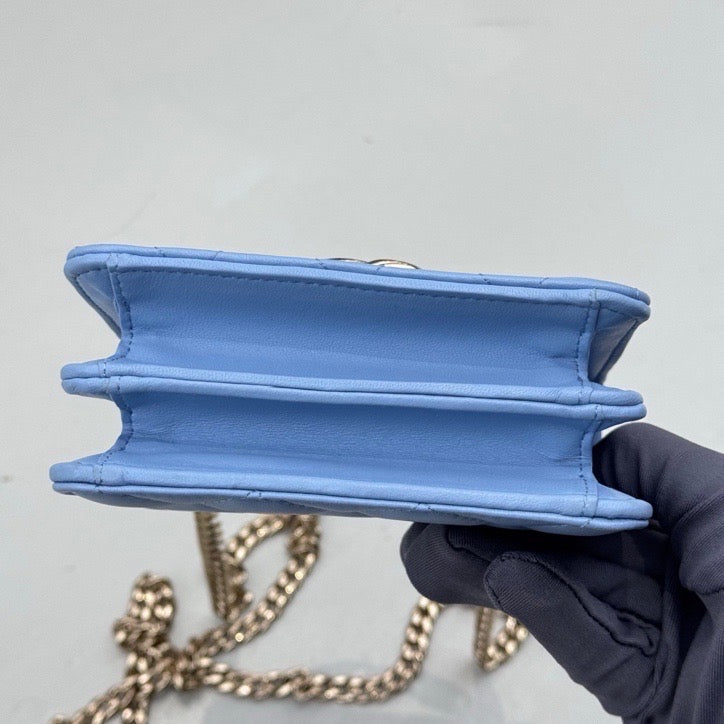 Chanel - Other - Leather - Blue - (mini)