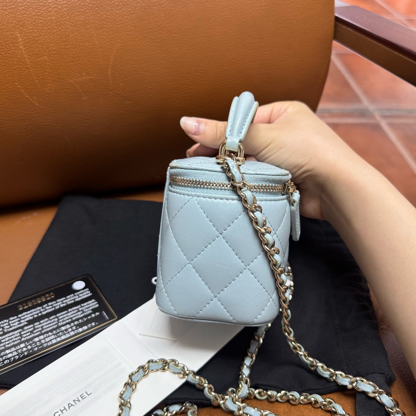 Chanel - Other - Leather - Blue - (mini)