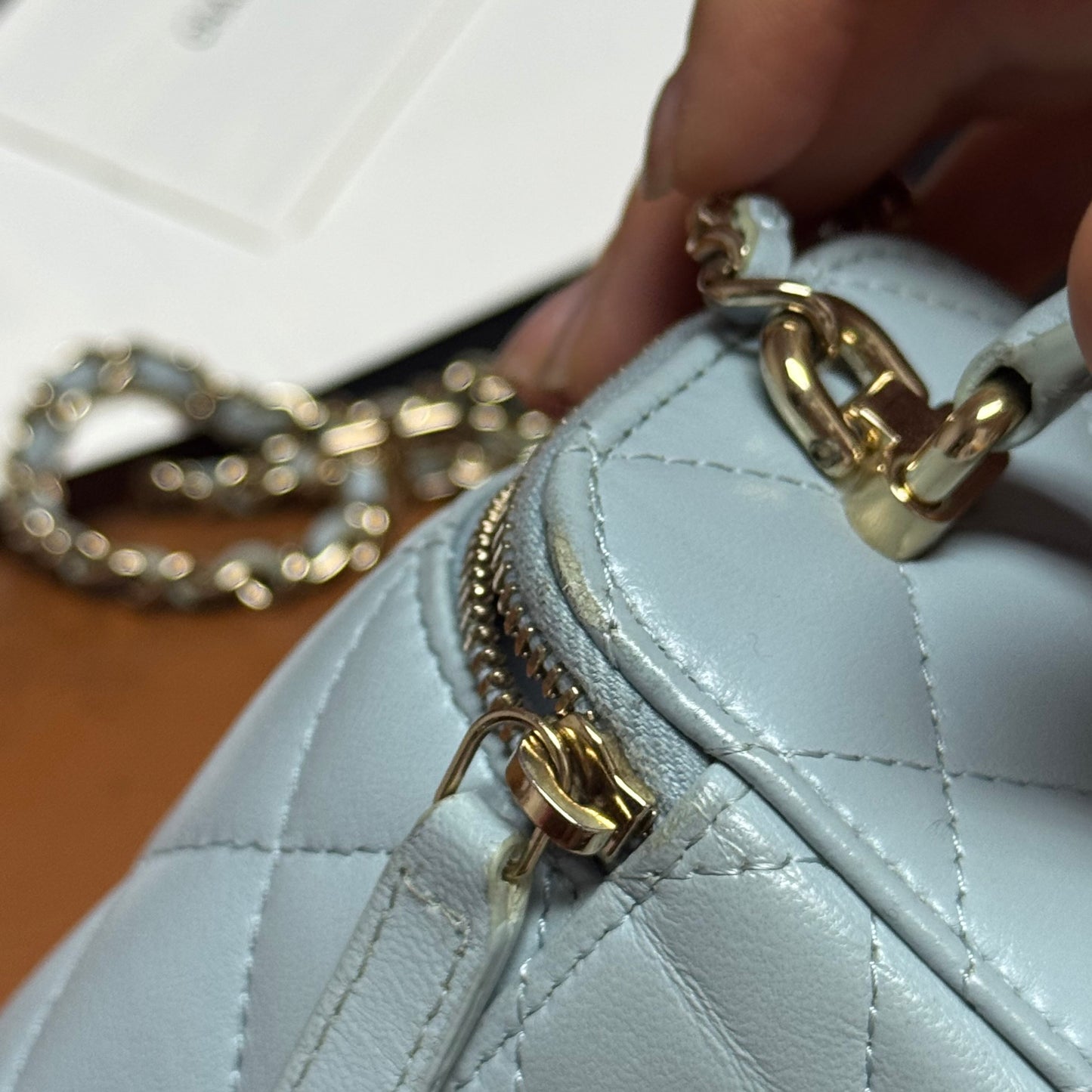 Chanel - Other - Leather - Blue - (mini)