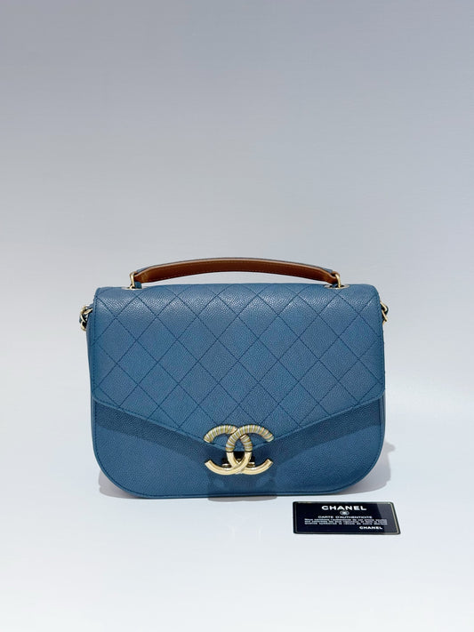 Chanel - Other - Leather - Blue - (small)