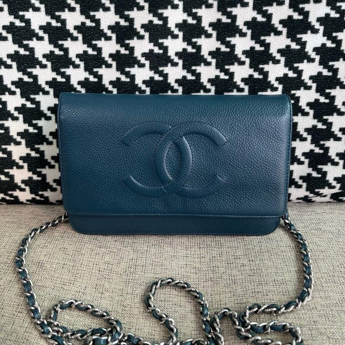 Chanel - Other - Leather - Blue - (small)