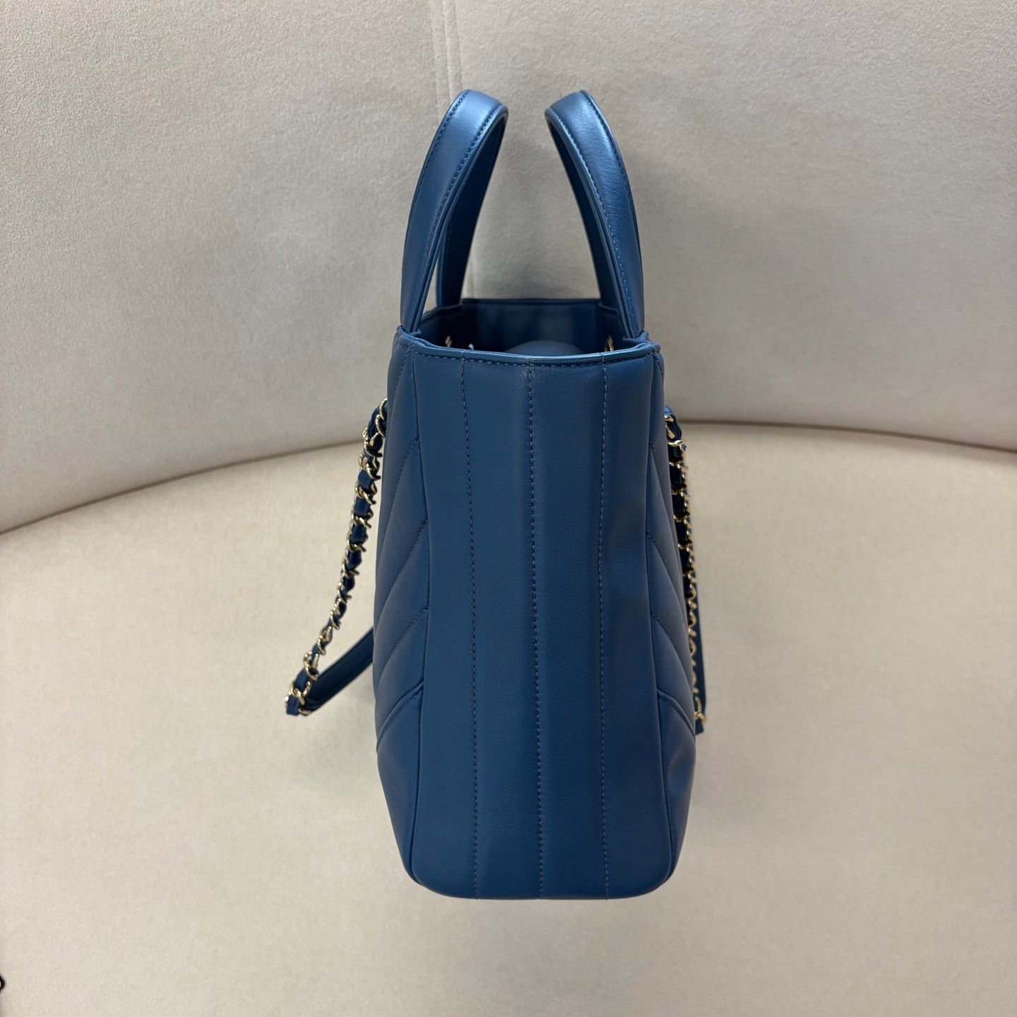 Chanel - Other - Leather - Blue - (small)