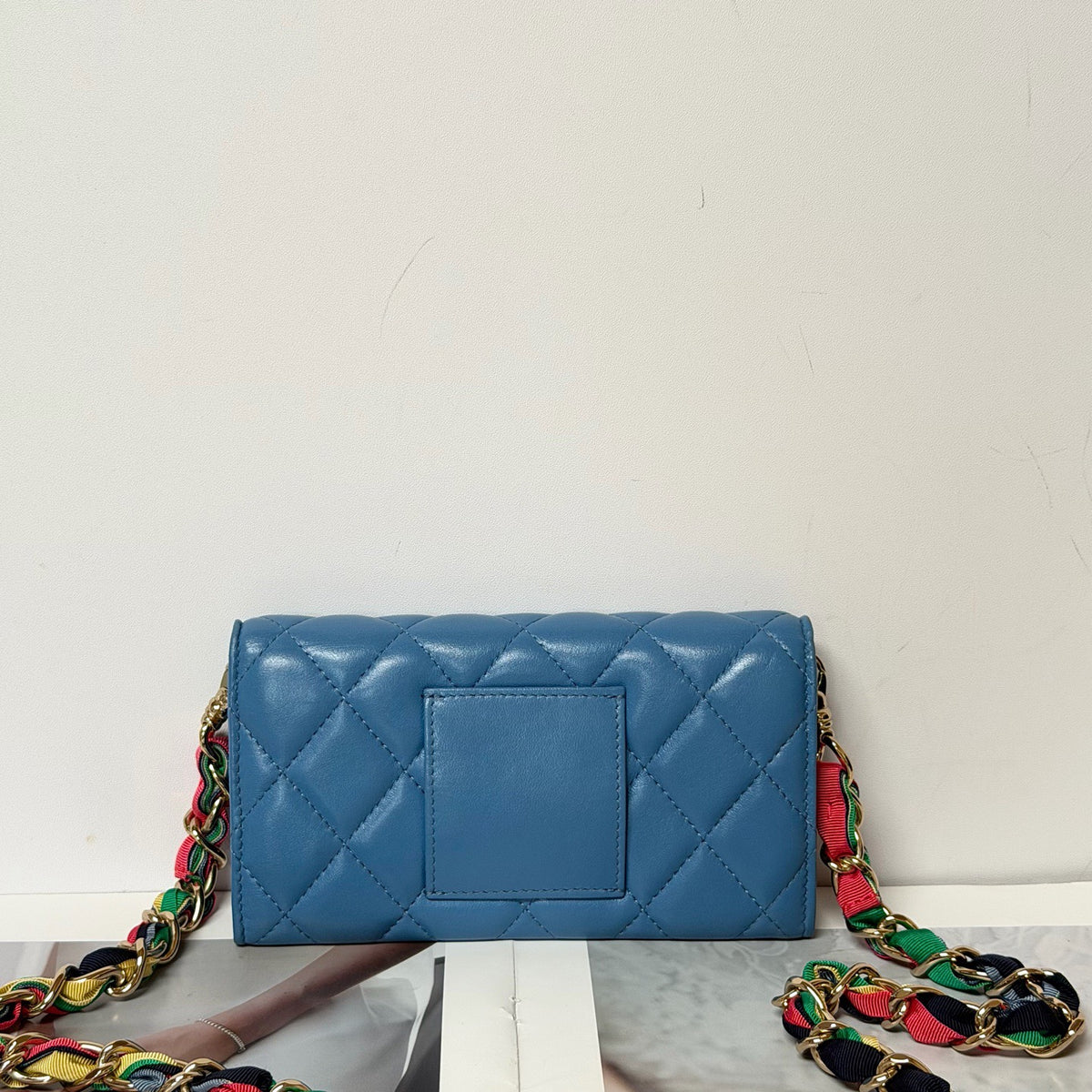 Chanel - Other - Leather - Blue - (small)