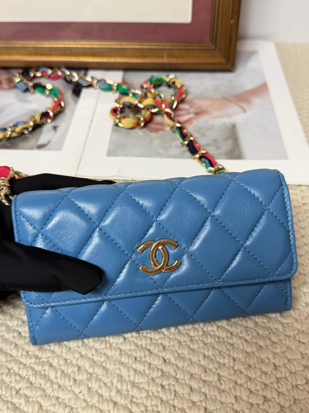 Chanel - Other - Leather - Blue - (small)