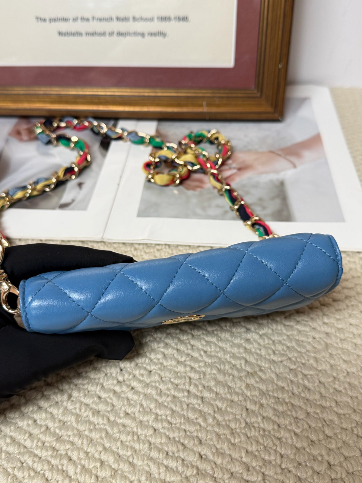 Chanel - Other - Leather - Blue - (small)