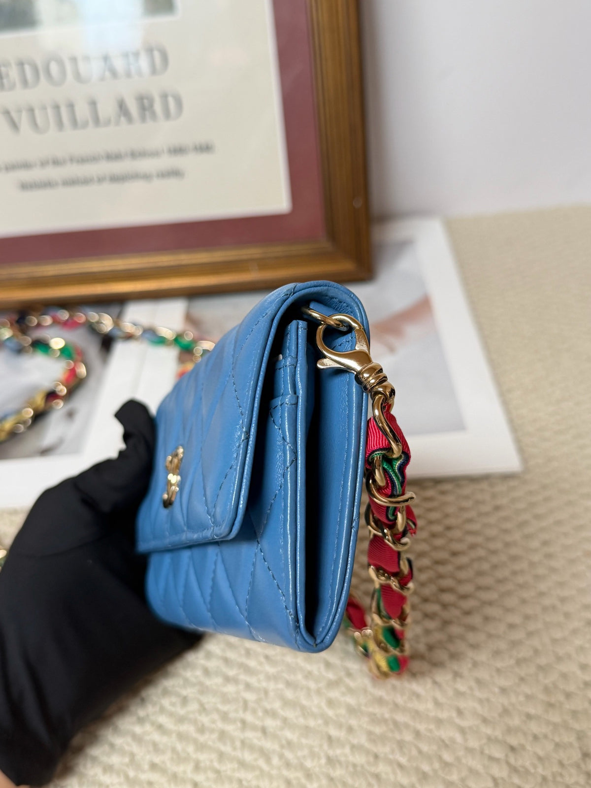 Chanel - Other - Leather - Blue - (small)