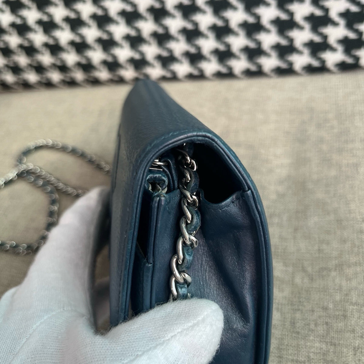 Chanel - Other - Leather - Blue - (small)
