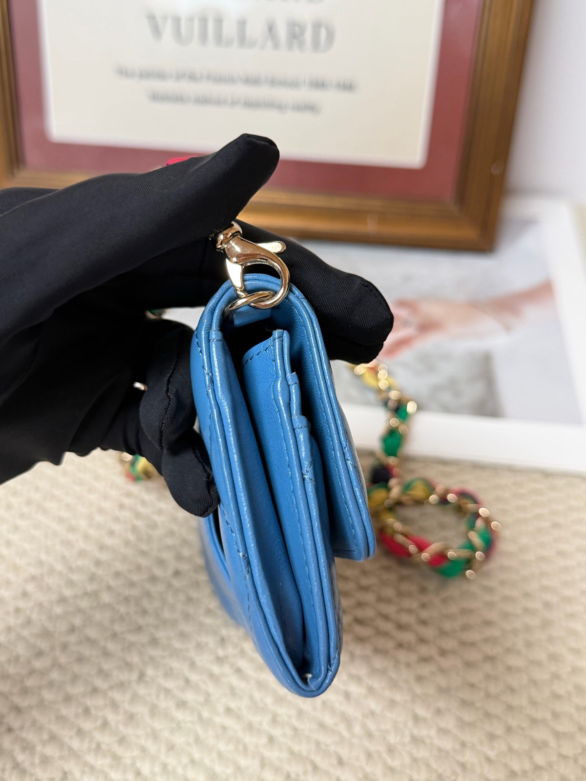 Chanel - Other - Leather - Blue - (small)