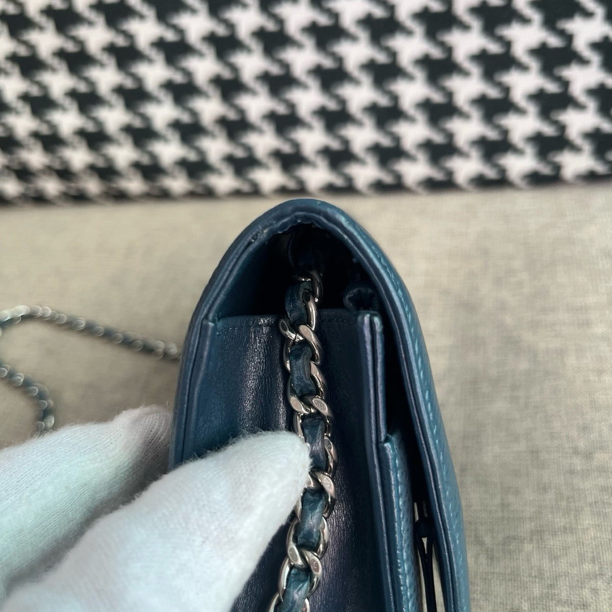 Chanel - Other - Leather - Blue - (small)