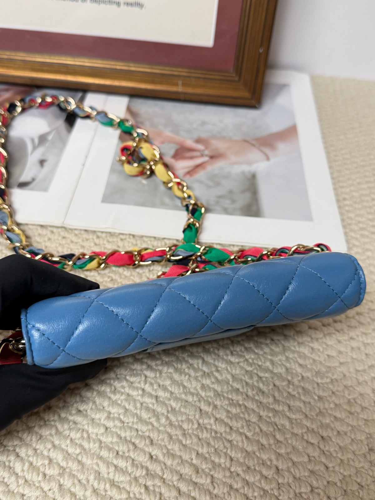 Chanel - Other - Leather - Blue - (small)