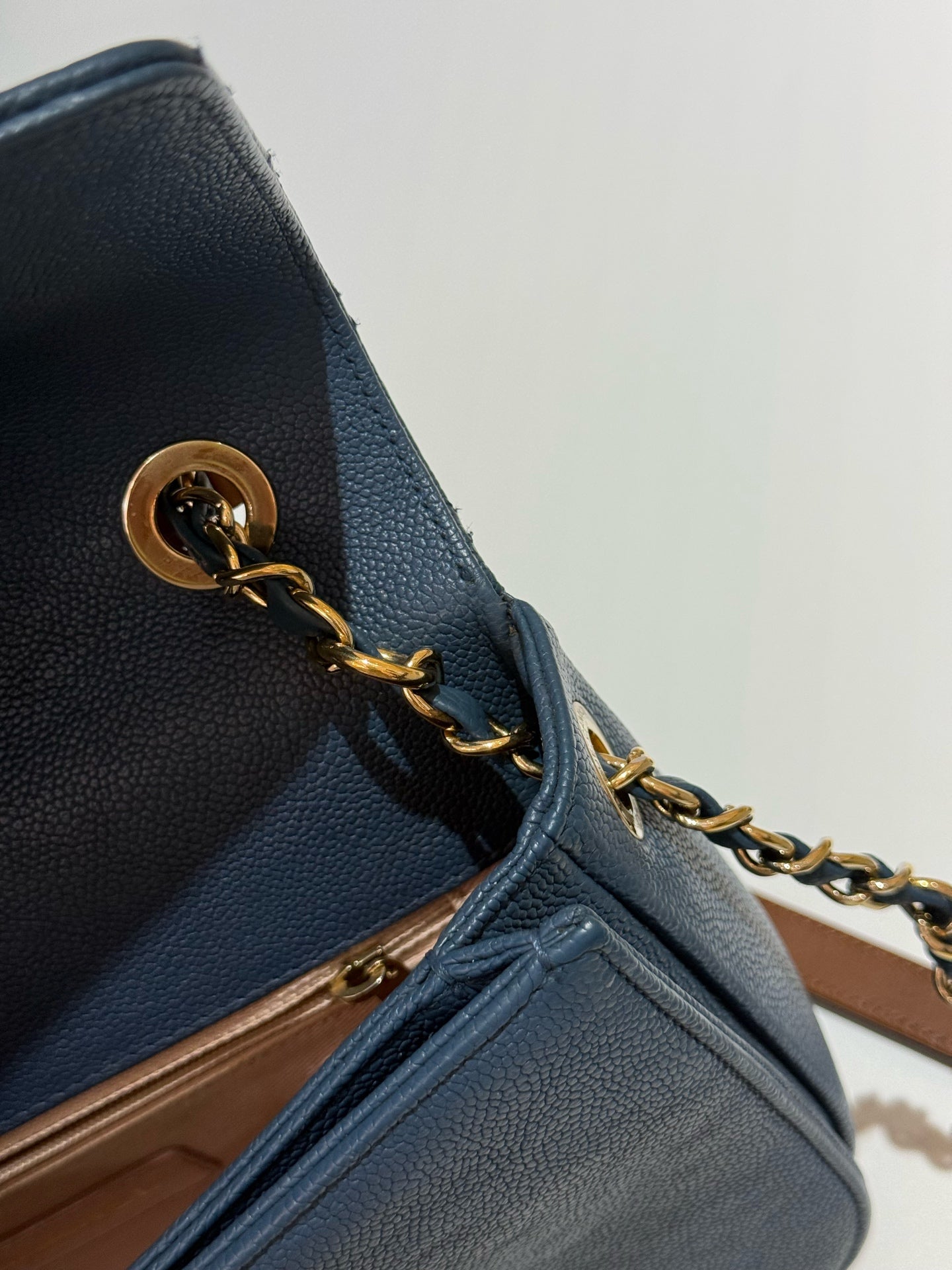 Chanel - Other - Leather - Blue - (small)
