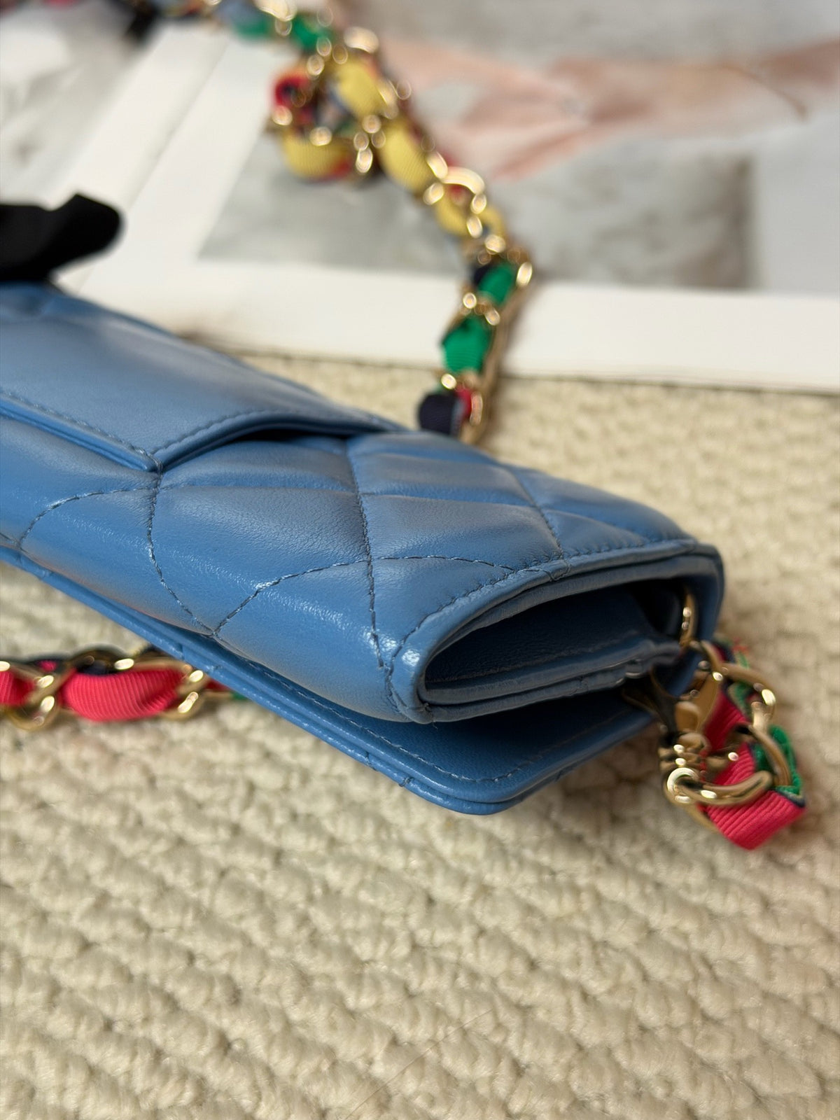 Chanel - Other - Leather - Blue - (small)