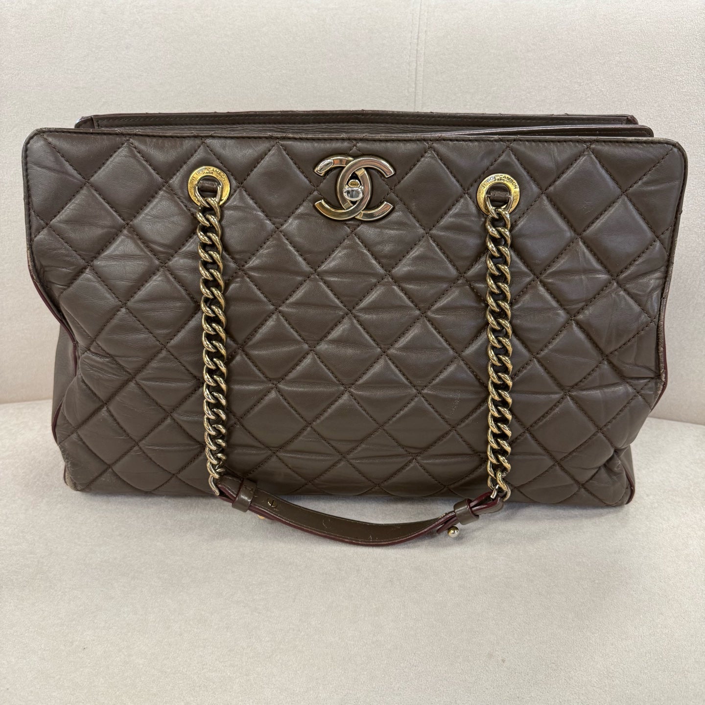 Chanel - Other - Leather - Brown - (large)