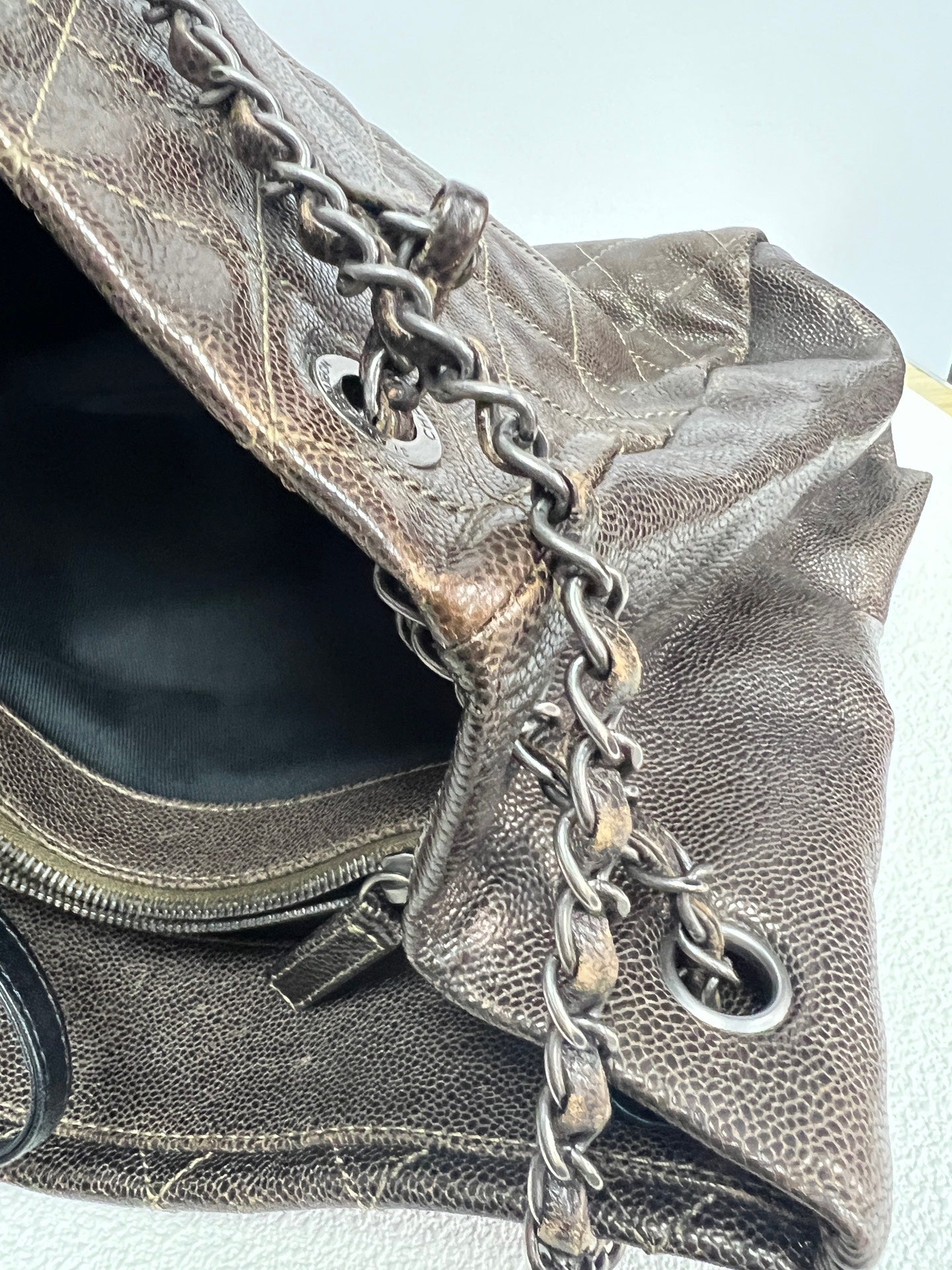 Chanel - Other - Leather - Brown - (medium)