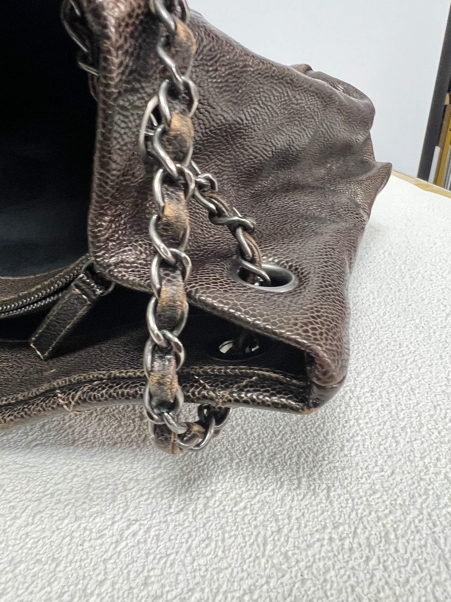 Chanel - Other - Leather - Brown - (medium)