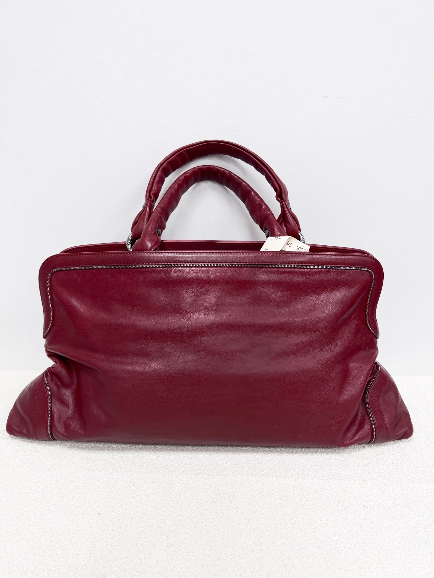 Chanel - Other - Leather - Burgundy - (large)