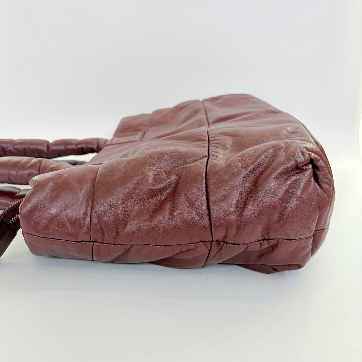 Chanel - Other - Leather - Burgundy - (large)