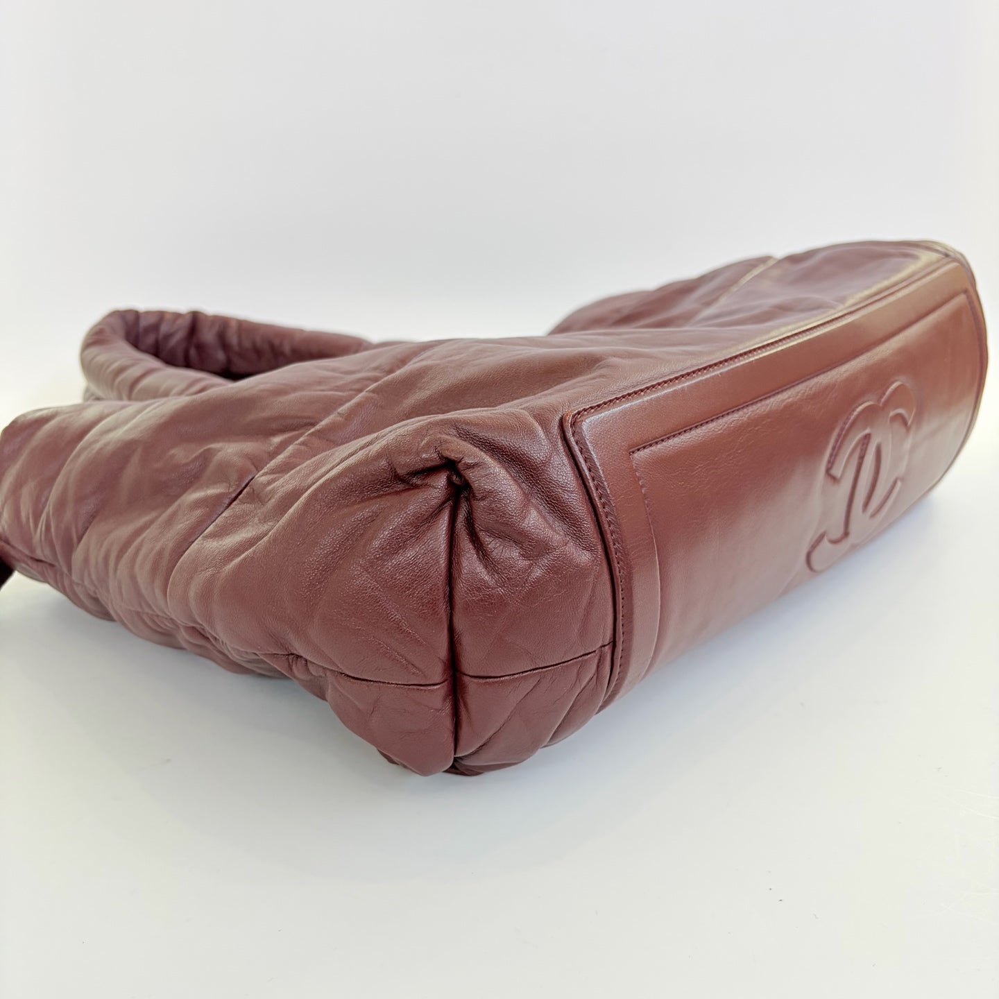 Chanel - Other - Leather - Burgundy - (large)