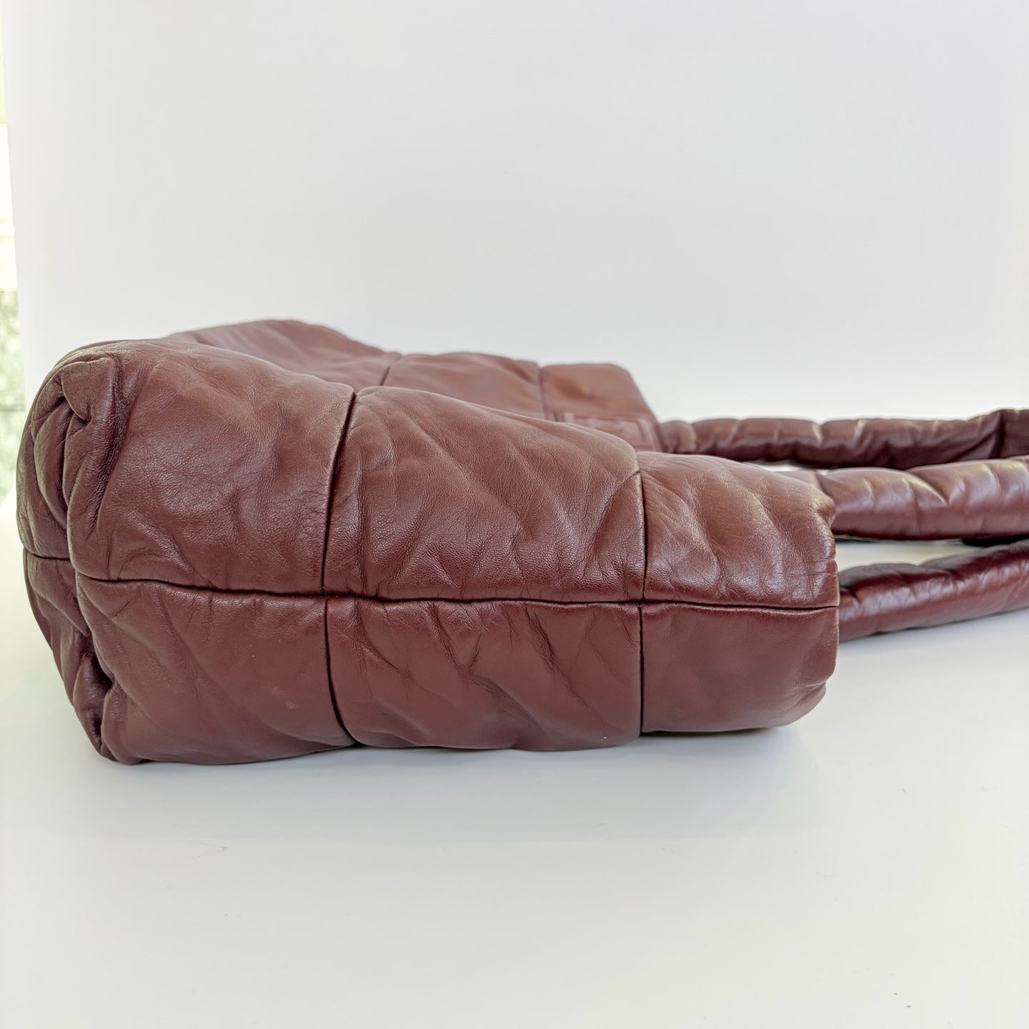 Chanel - Other - Leather - Burgundy - (large)