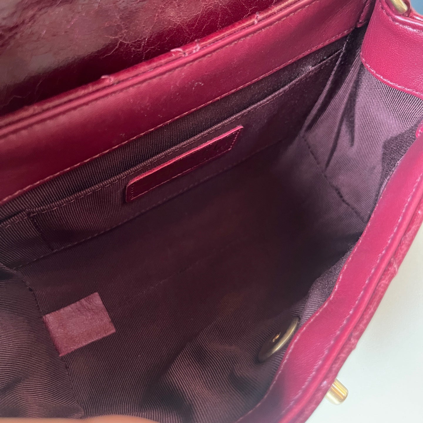 Chanel - Other - Leather - Burgundy - (mini)