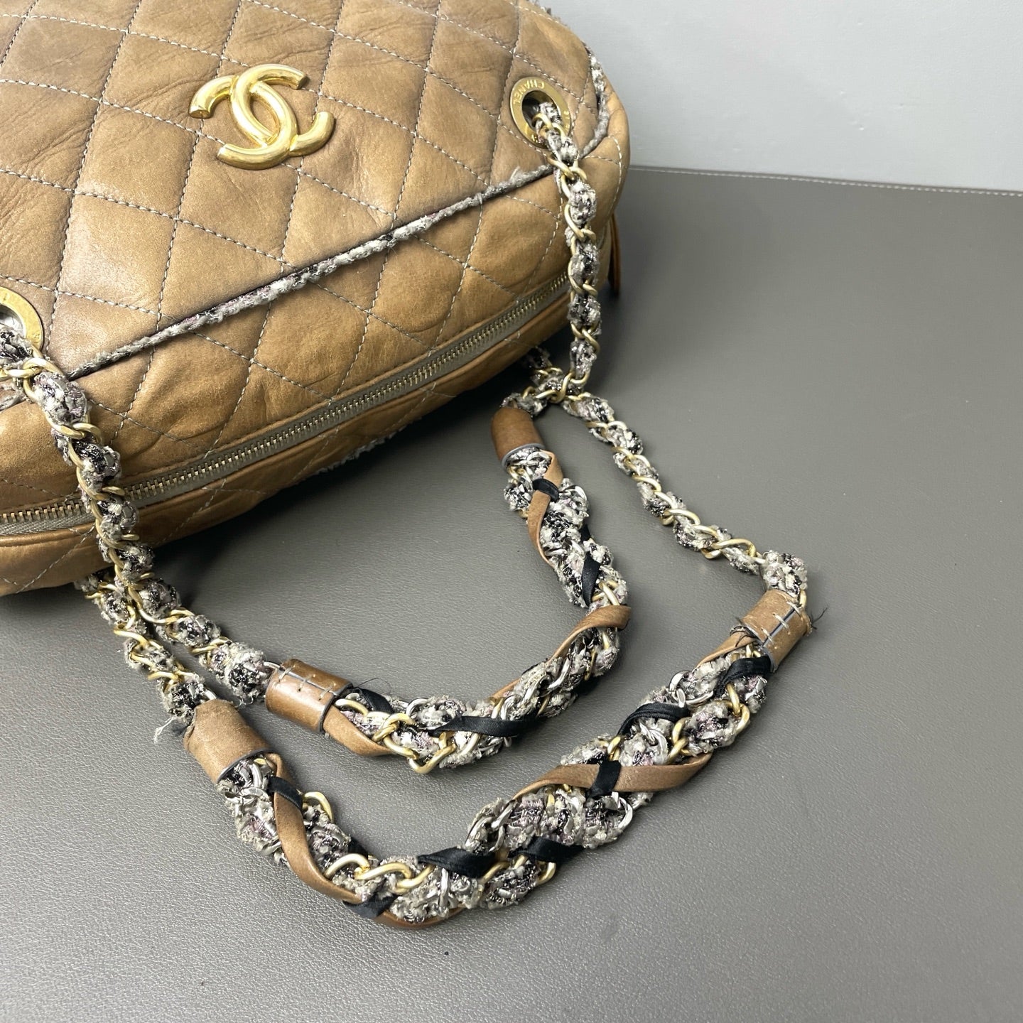 Chanel - Other - Leather - Camel - (medium)