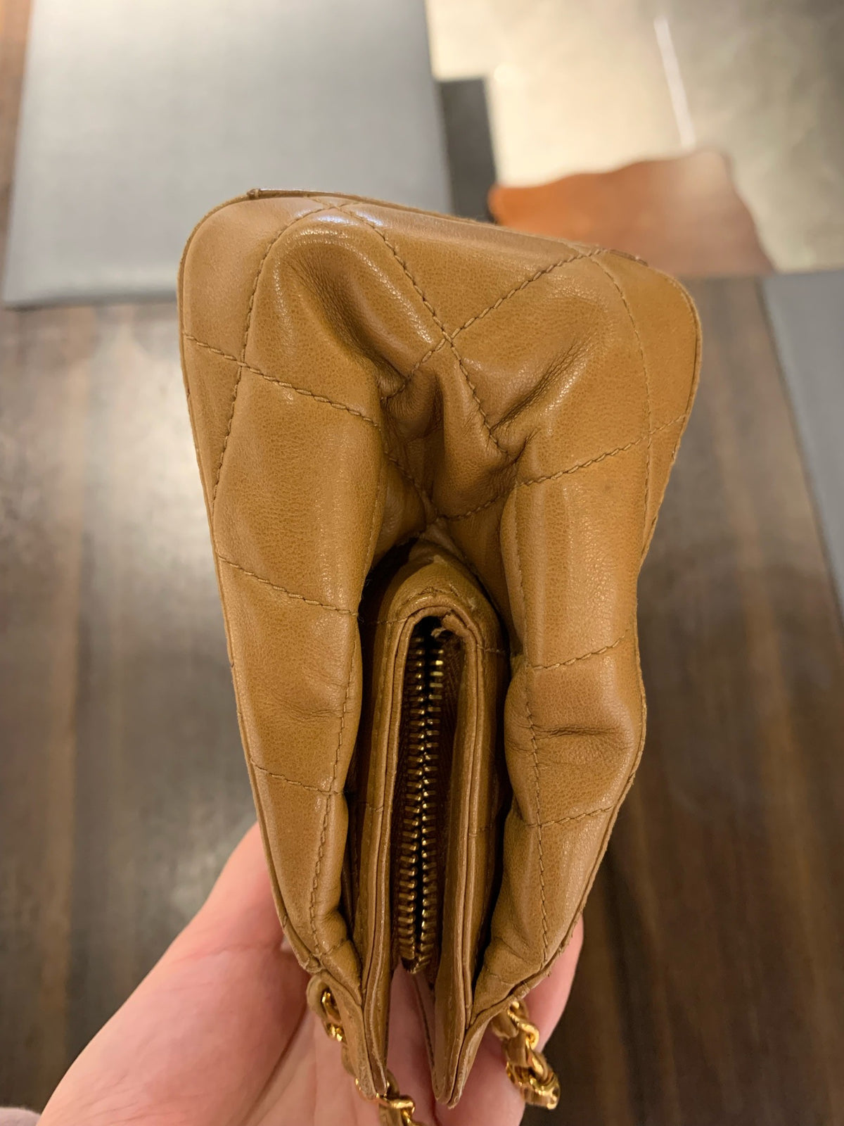 Chanel - Other - Leather - Camel - (mini)