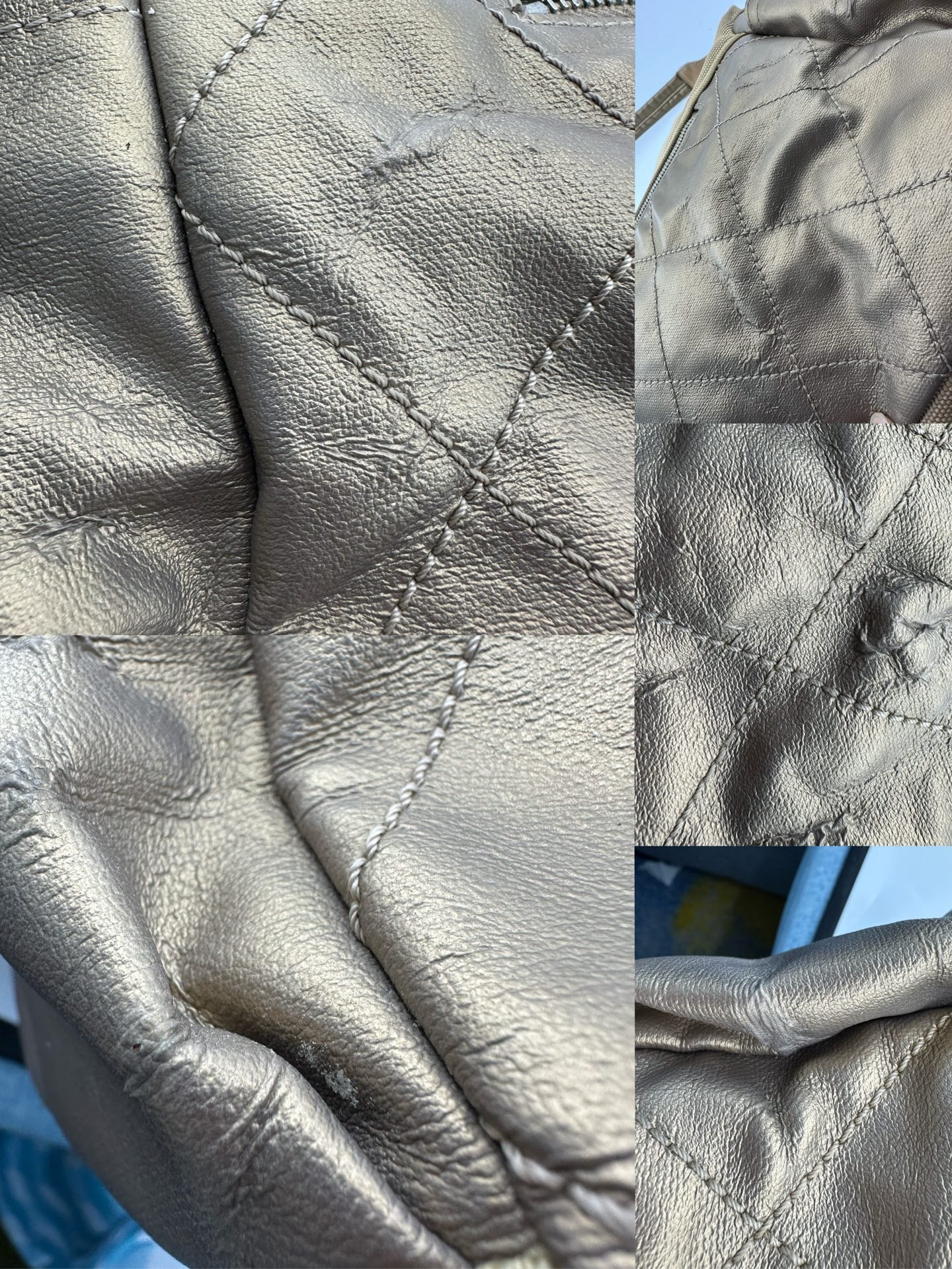 Chanel - Other - Leather - Gold - (large)