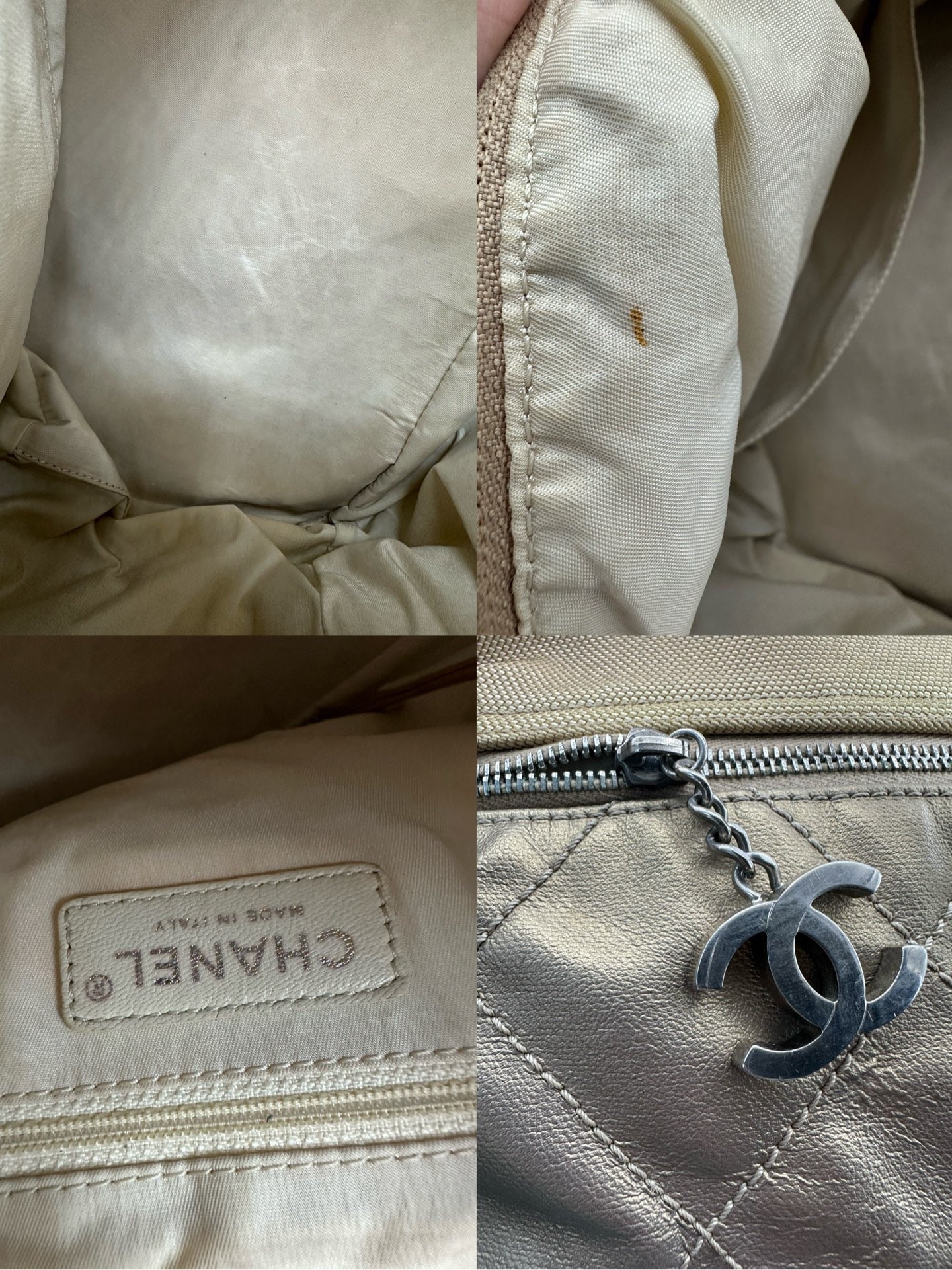 Chanel - Other - Leather - Gold - (large)