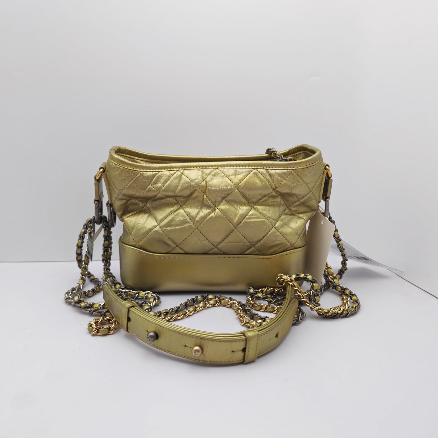Chanel - Other - Leather - Gold - (small)