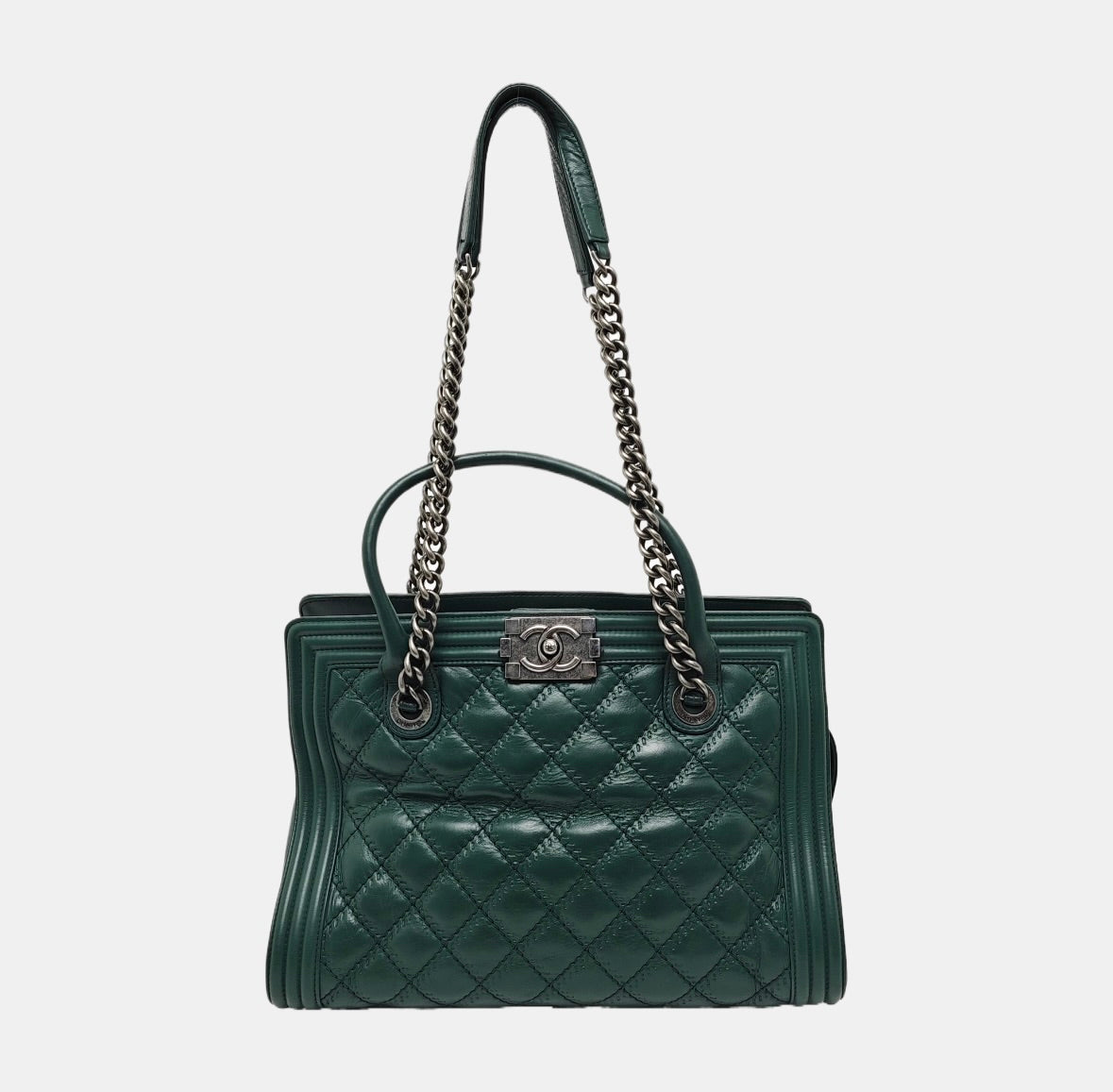 Chanel - Other - Leather - Green - (medium)