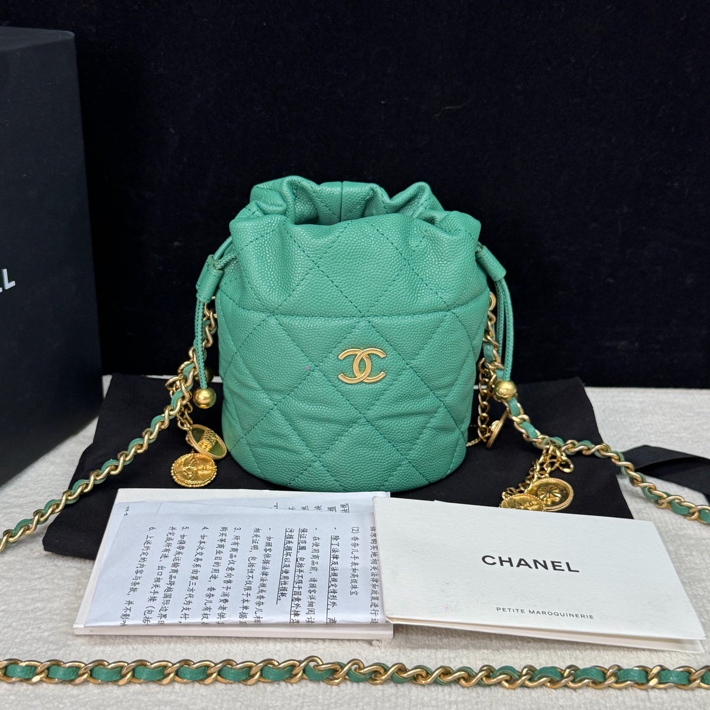 Chanel - Other - Leather - Green - (mini)