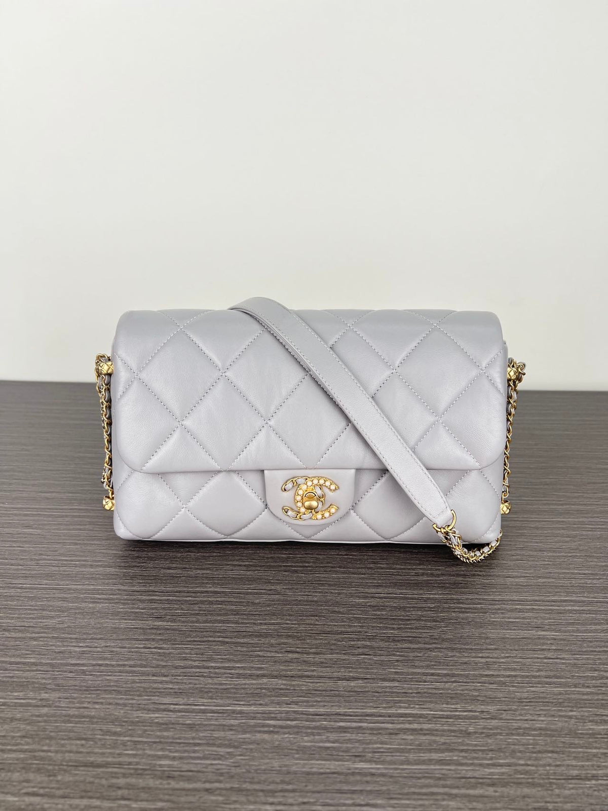 Chanel - Other - Leather - Grey