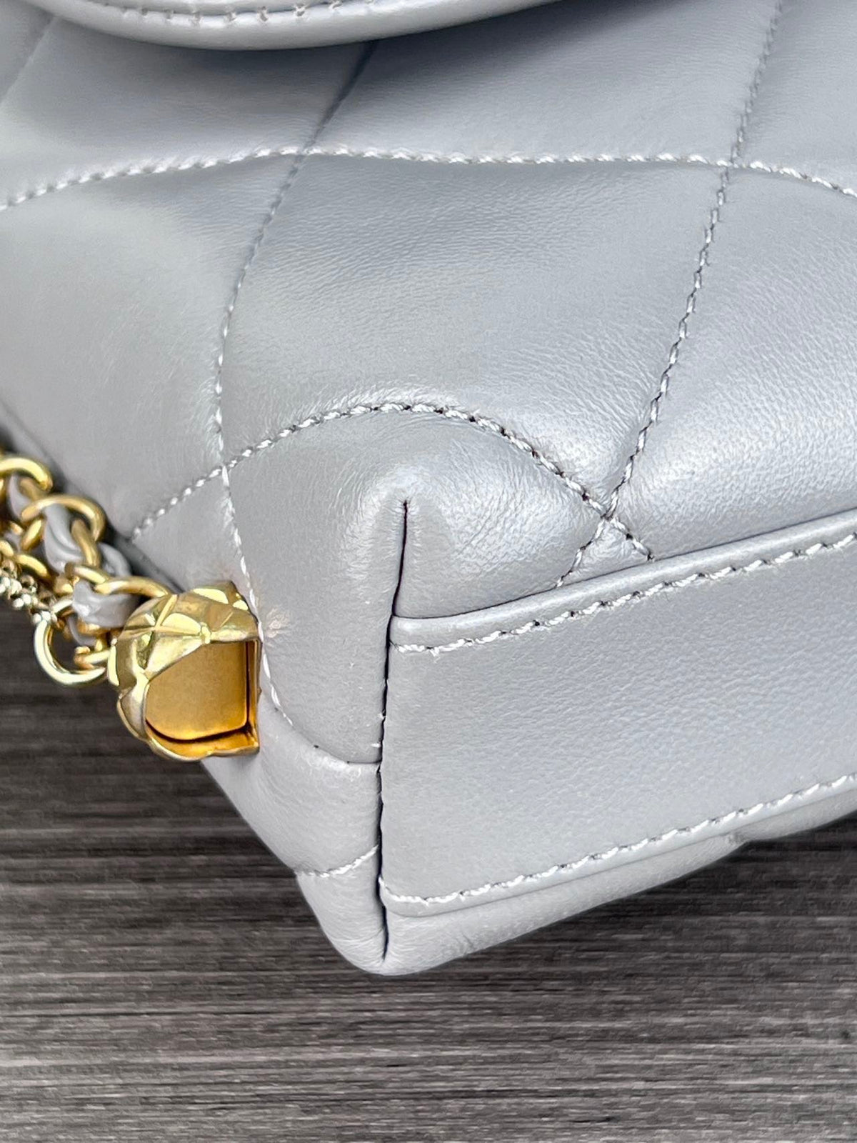 Chanel - Other - Leather - Grey