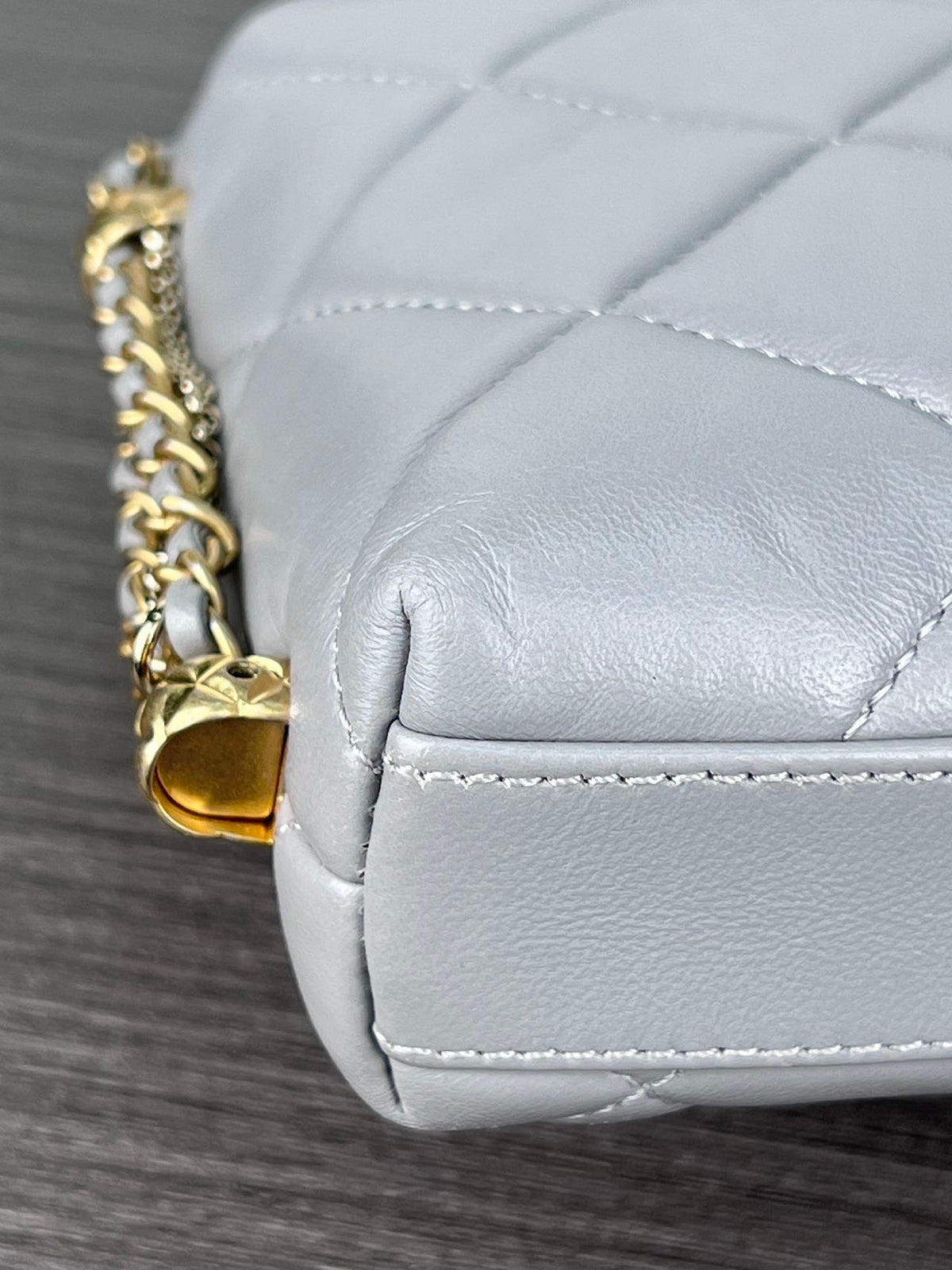 Chanel - Other - Leather - Grey