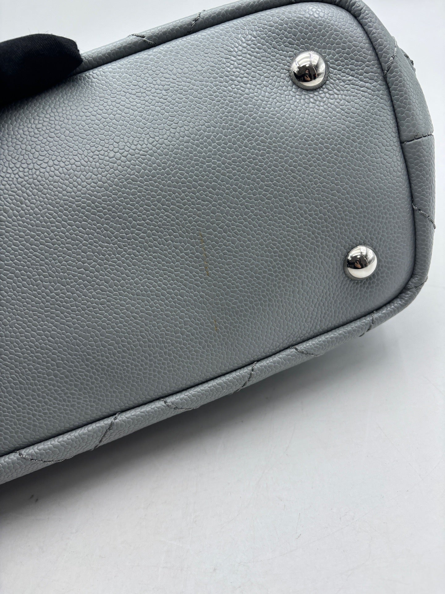 Chanel - Other - Leather - Grey - (Large)