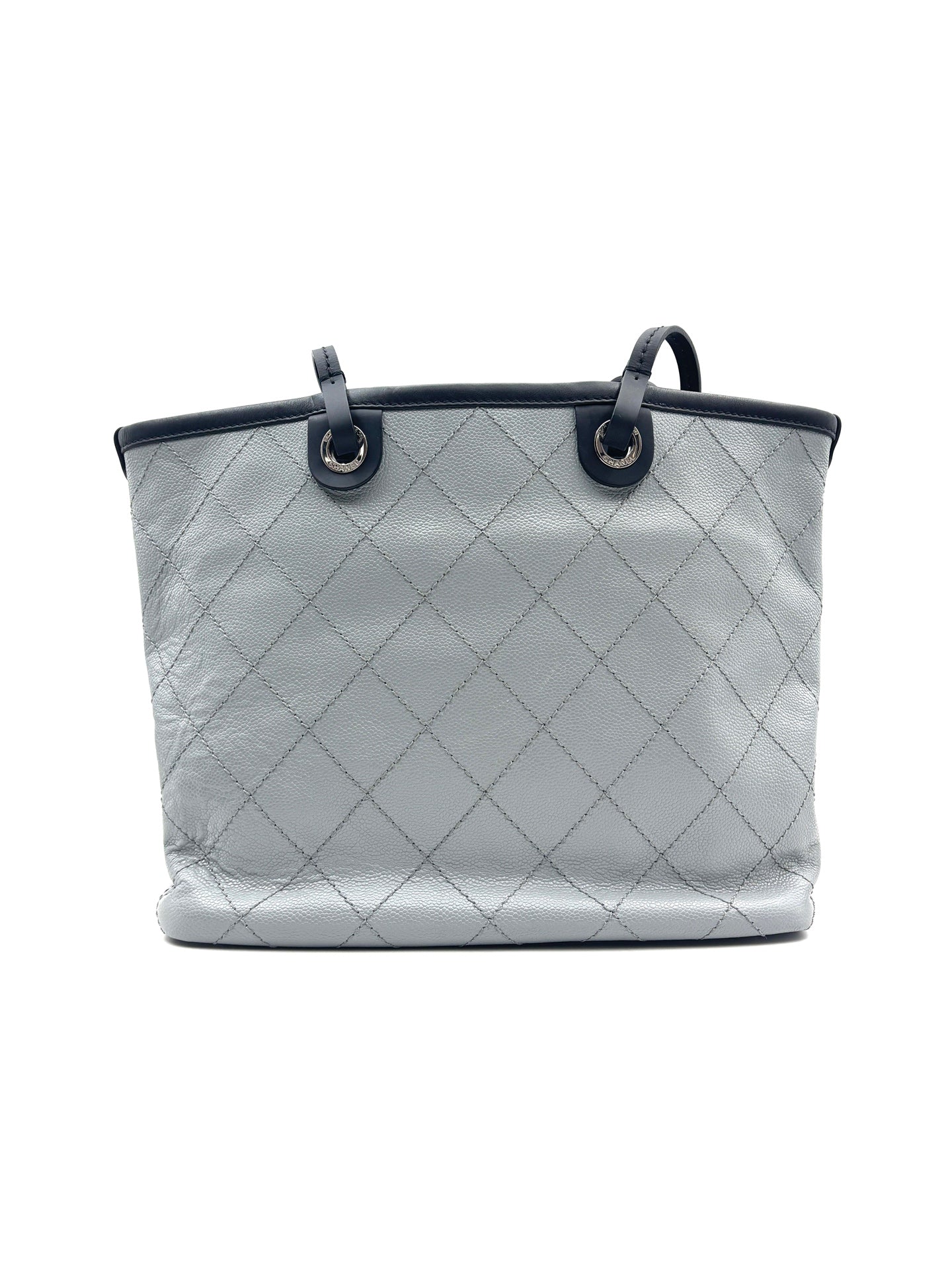 Chanel - Other - Leather - Grey - (Large)