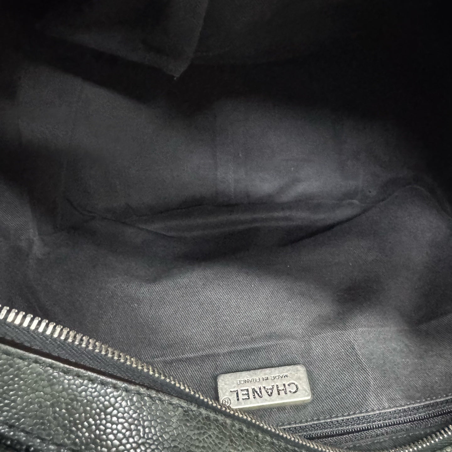 Chanel - Other - Leather - Grey - (Large)
