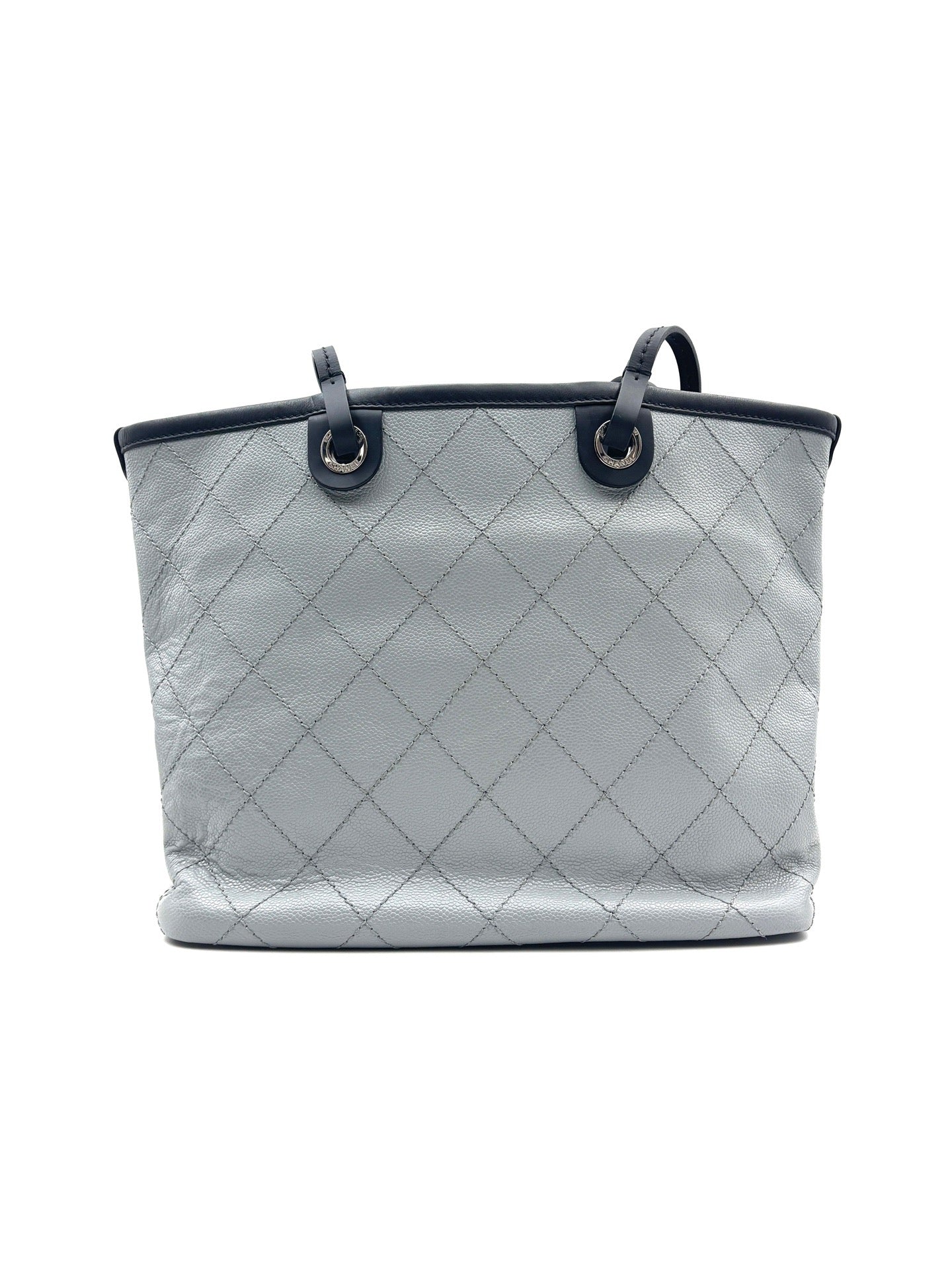 Chanel - Other - Leather - Grey - (Large)