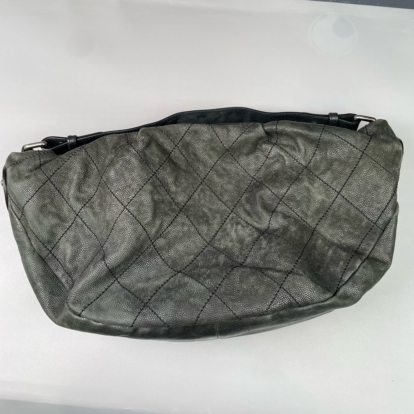 Chanel - Other - Leather - Grey - (large)