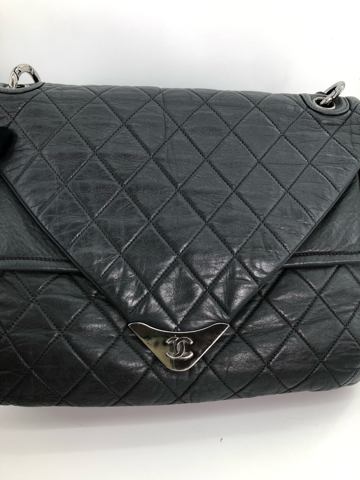Chanel - Other - Leather - Grey - (medium)