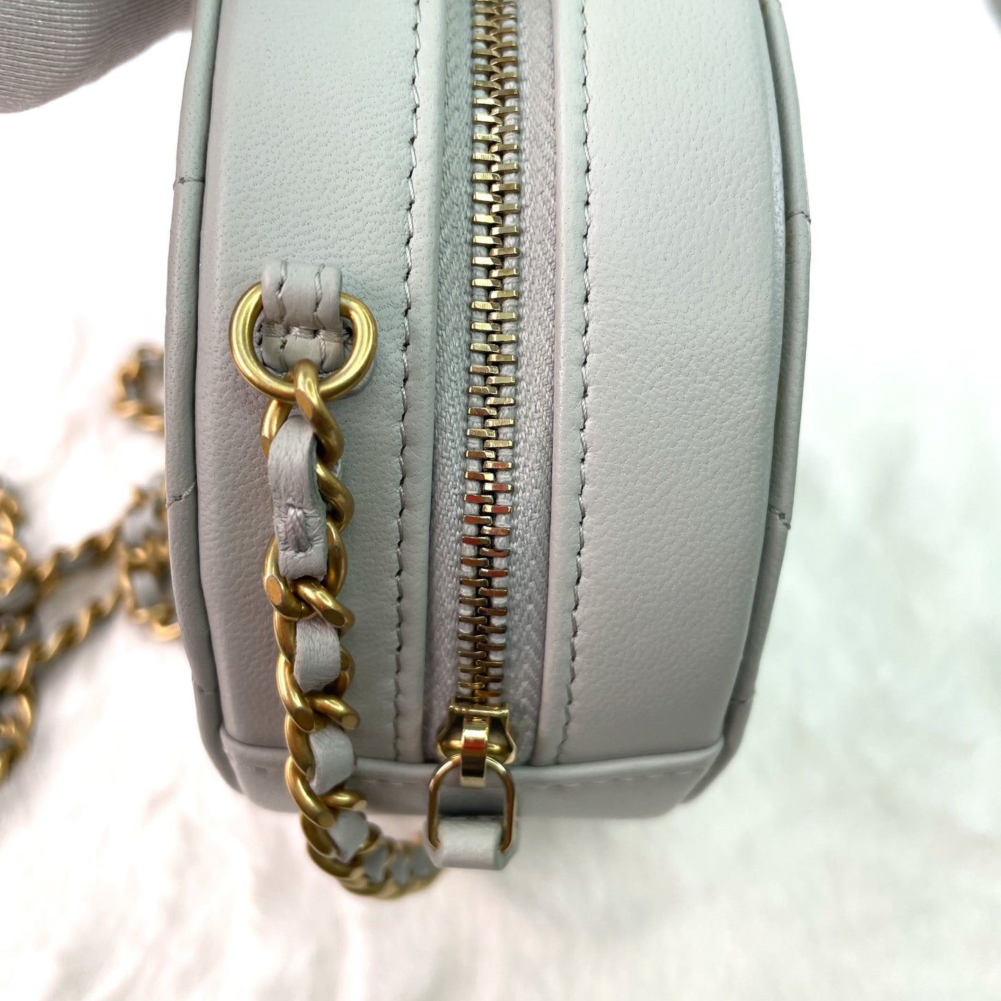 Chanel - Other - Leather - Grey - (mini)