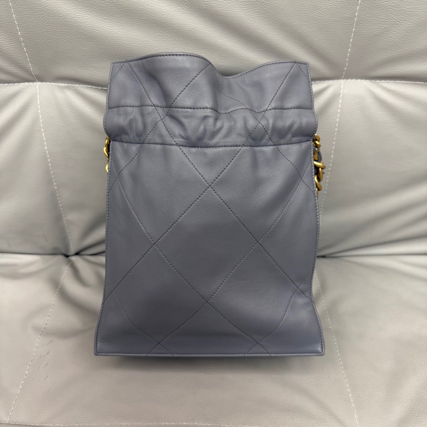 Chanel - Other - Leather - Grey - (small)