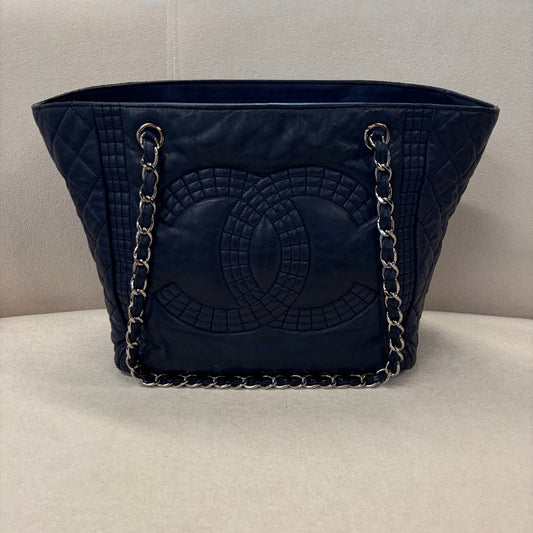 Chanel - Other - Leather - Navy - (medium)
